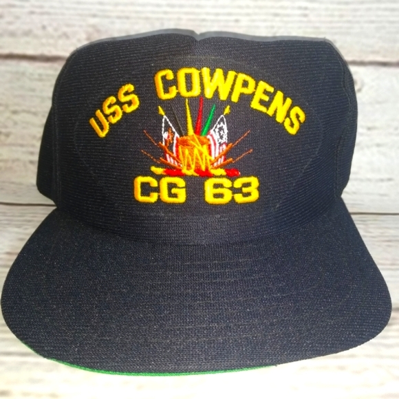 USS Cowpens (CG-63) US Navy Ships Snapback Hat Cap - Picture 1 of 5